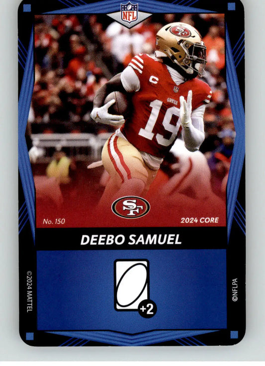 Deebo Samuel - 2024 UNO Elite Core Edition - Blue - #150 - Football - Football Card Single