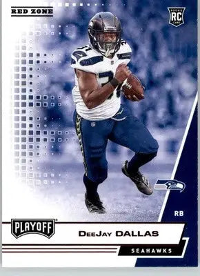 DeeJay Dallas - 2020 Panini Playoff - #243 - Red Zone Rookie Football - Football Card Single