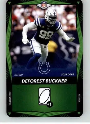DeForest Buckner - 2024 UNO Elite Core Edition - Green - #029 - Football - Football Card Single