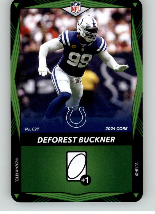 DeForest Buckner - 2024 UNO Elite Core Edition - Green - #029 - Football - Football Card Single