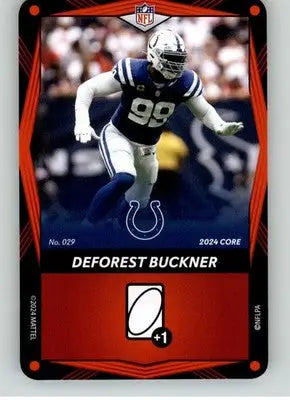 DeForest Buckner - 2024 UNO Elite Core Edition - Red - #029 - Football - Football Card Single