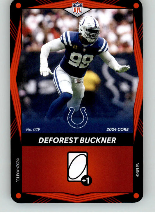 DeForest Buckner - 2024 UNO Elite Core Edition - Red - #029 - Football - Football Card Single