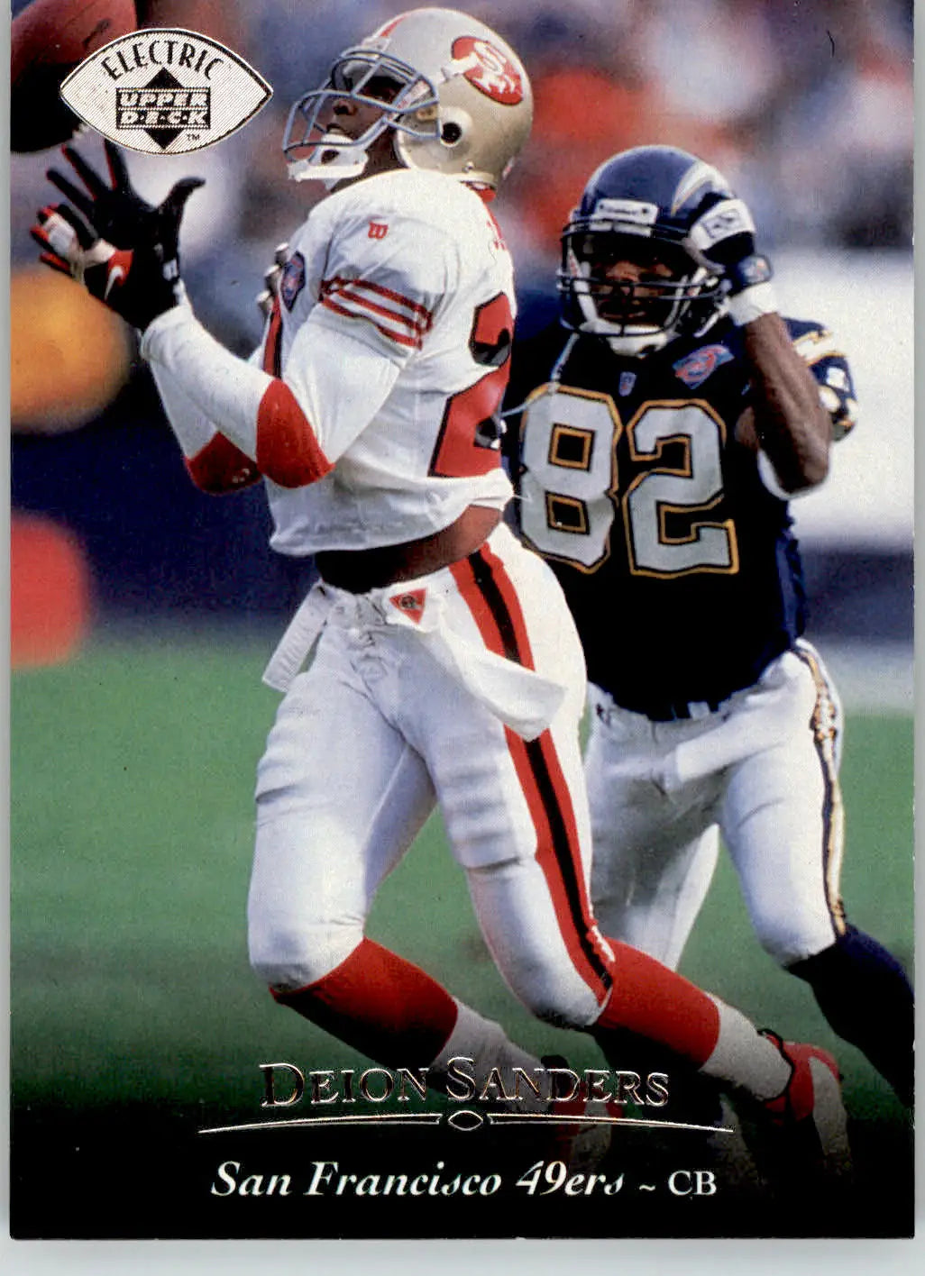 Deion Sanders - 1995 Upper Deck - #240 - Electric Football - Football Card Single