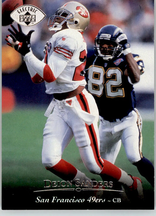 Deion Sanders - 1995 Upper Deck - #240 - Electric Football - Football Card Single