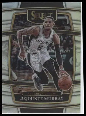 Dejounte Murray 2021-22 Panini Select Silver Prizms #43 San Antonio Spurs - Basketball Card Single