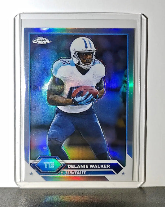 Delanie Walker 2023 Topps Chrome Refractor NFL 39 Football Card Tennessee Titans - Football Card Single