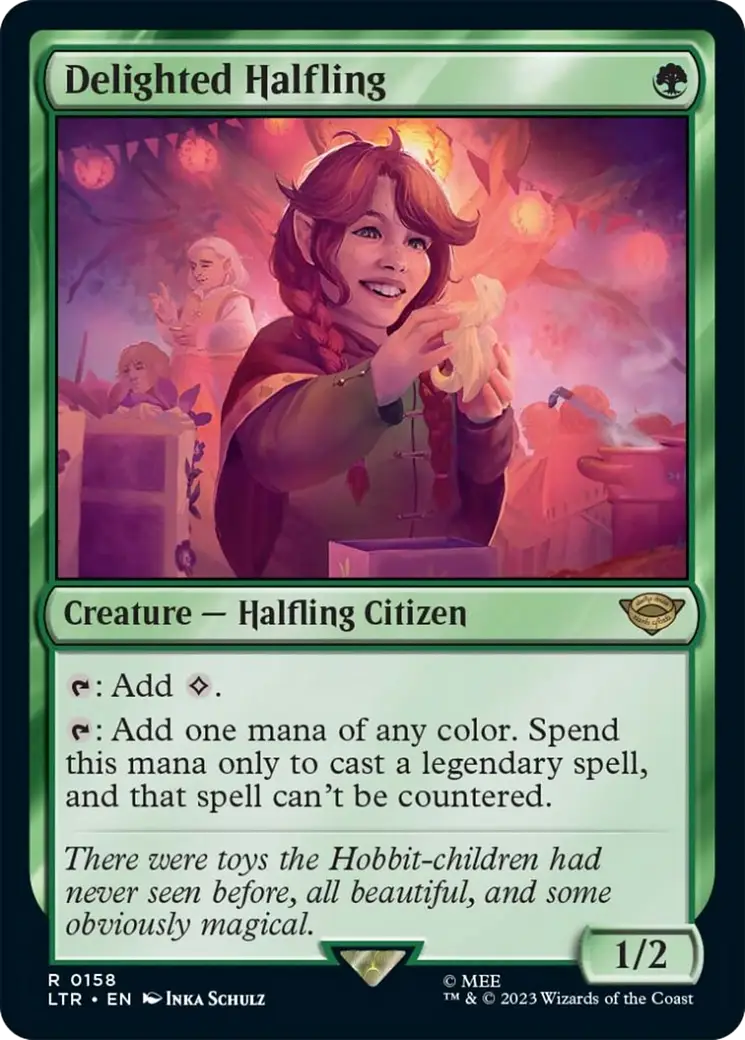 Delighted Halfling [The Lord of the Rings: Tales of Middle-Earth] - Entertainment Card Single