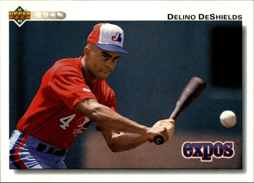 Delino DeShields 1992 Upper Deck MLB #167 Baseball Card Montreal Expos - Baseball Card Single
