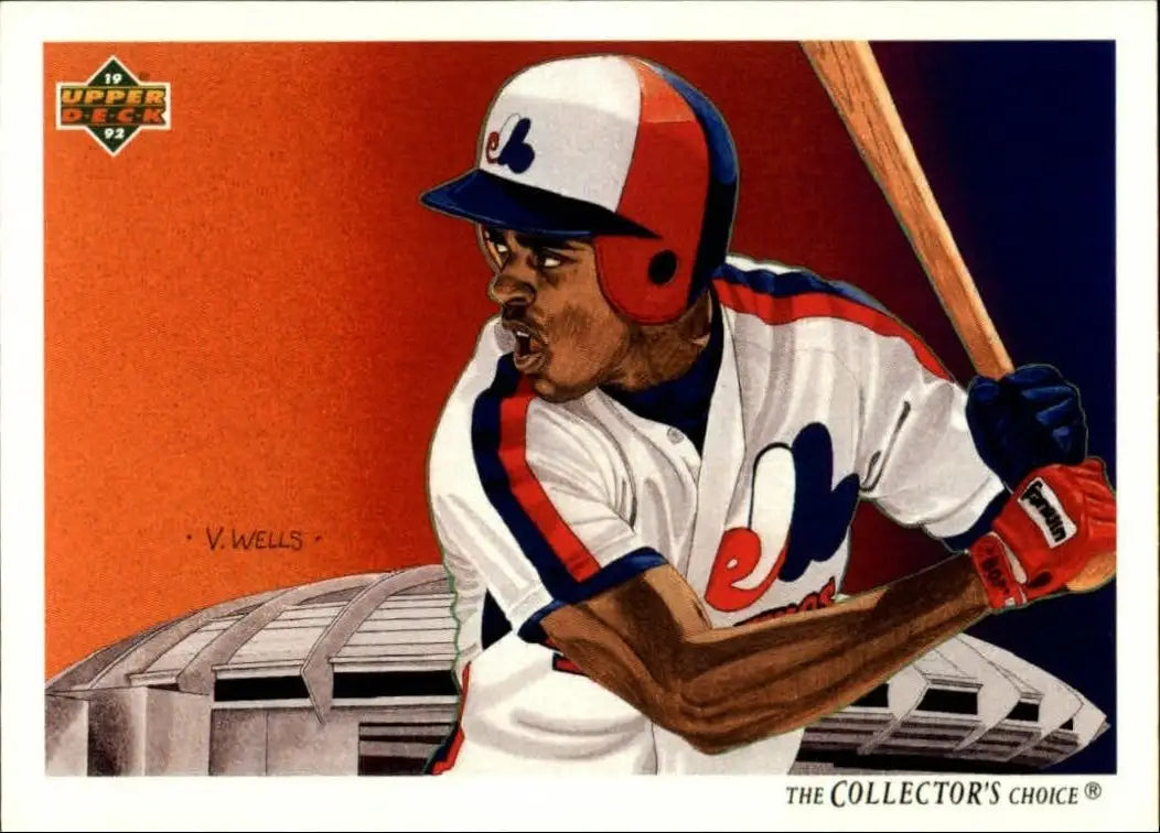 Delino DeShields 1992 Upper Deck MLB #36 Team Checklist Card Montreal Expos
