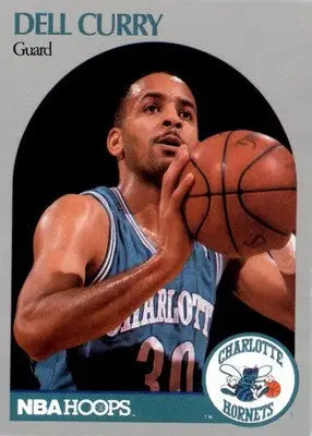 Dell Curry - 1990-91 Hoops - #52 - Basketball - Basketball Card Single
