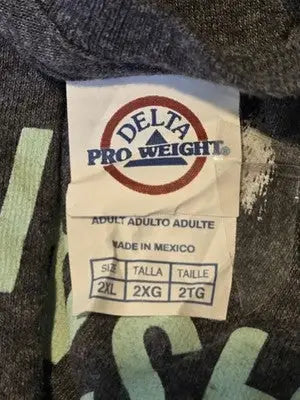 Delta Pro Weight T-Shirt Mens 2XL Gray Ewe Wish Sheep Graphic Tee Short Sleeve - Apparel