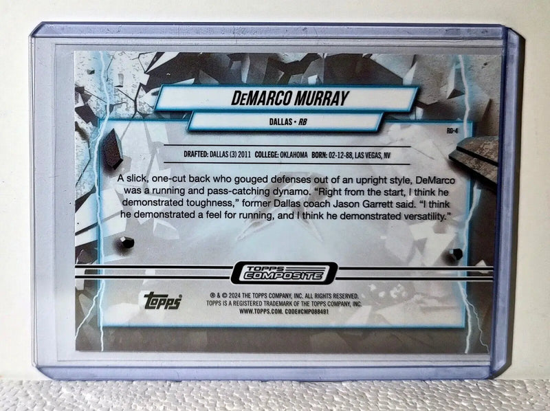 Demarco Murray 2023 Topps Resurgence Grounded NFL #RG-4 Card Dallas Cowboys