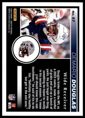 Demario Douglas 2024 Panini Zenith Retail #67 New England Patriots