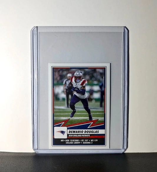 Demario Douglas 2025 Panini NFL #77 Sticker New England Patriots - Football Card Single