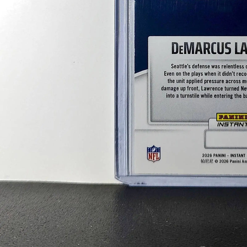 DeMarus Lawrence 2026 Panini NFL Super Bowl LIX Champions #19 Seattle Seahawks - Football Card Single