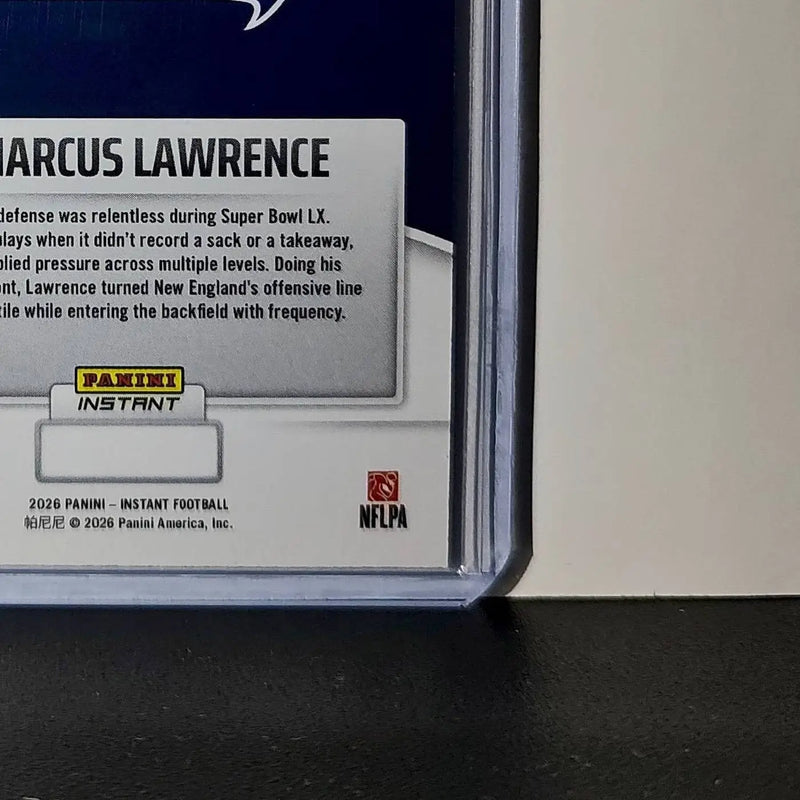 DeMarus Lawrence 2026 Panini NFL Super Bowl LIX Champions #19 Seattle Seahawks - Football Card Single