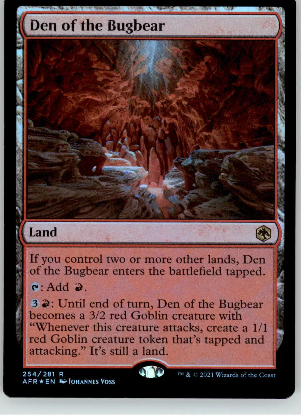 Den of the Bugbear - Adventures in the Forgotten Realms - 254 - Foil NM Magic - Magic Card Single