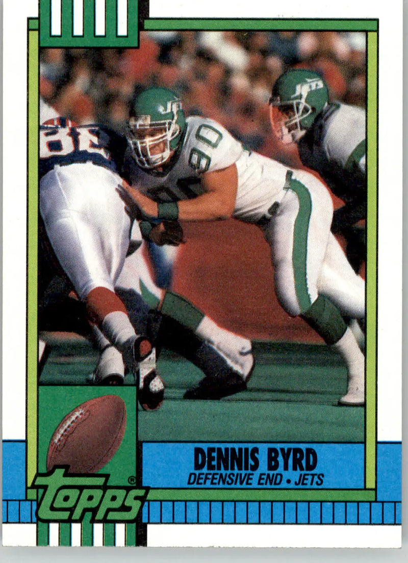 Dennis Byrd - 1990 Topps - #458 - RC Football