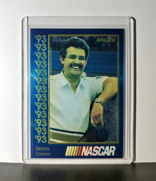 Dennis Connor 1993 Maxx Premier Plus Racing #160 NASCAR Card Aroneck Racing - Racing Card Single