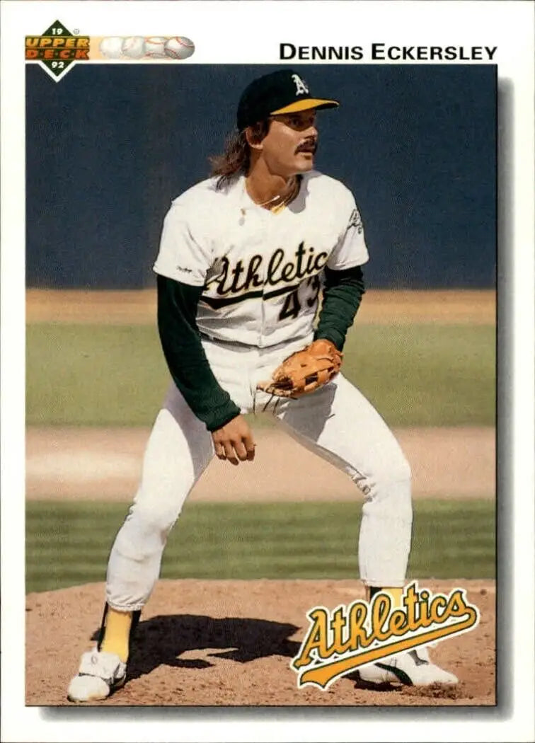 Dennis Eckersley 1992 Upper Deck MLB #331 Baseball Card Oakland Athletics - Baseball Card Single