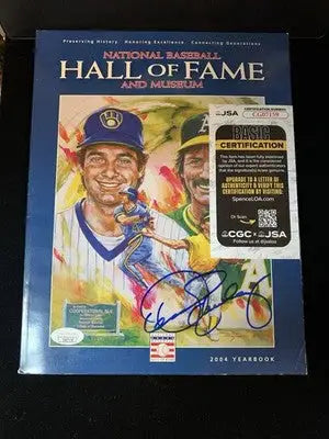 Dennis Eckersley Autograph Auto 2004 MLB Baseball HOF Program Signed JSA - Sports Memorabilia