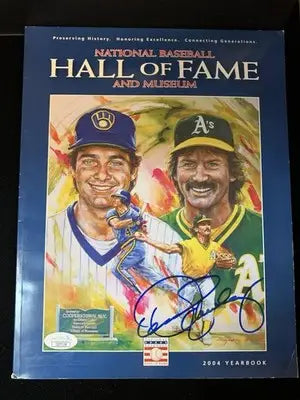 Dennis Eckersley Autograph Auto 2004 MLB Baseball HOF Program Signed JSA - Sports Memorabilia