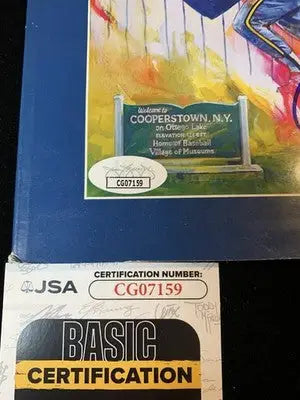Dennis Eckersley Autograph Auto 2004 MLB Baseball HOF Program Signed JSA - Sports Memorabilia
