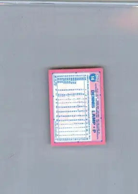 Dennis Lamp - 1991 Topps Micro - #14 - Baseball - Baseball Card Single