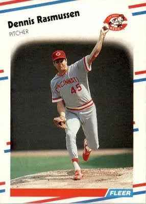 Dennis Rasmussen - 1988 Fleer - #246 - Baseball - Baseball Card Single