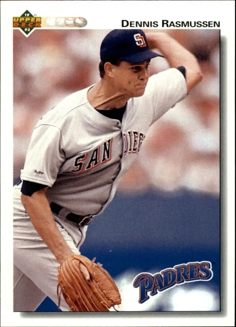 Dennis Rasmussen 1992 Upper Deck MLB #439 Baseball Card San Diego Padres - Baseball Card Single