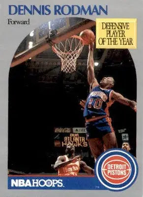 Dennis Rodman - 1990-91 Hoops - #109 - Basketball - Basketball Card Single