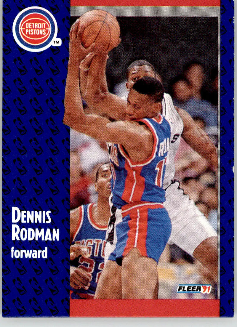 Dennis Rodman - 1991-92 Fleer - #63 - Basketball - Basketball Card Single