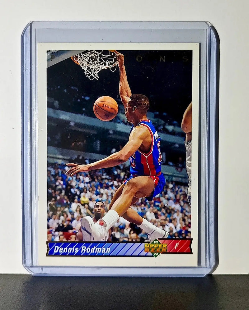 Dennis Rodman 1992-93 Upper Deck NBA #242 Card Detroit Pistons