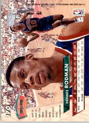 Dennis Rodman - 1993-94 Ultra - #170 - Basketball - Basketball Card Single
