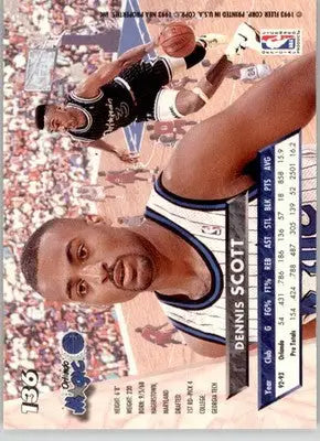 Dennis Scott - 1993-94 Ultra - #136 - Basketball