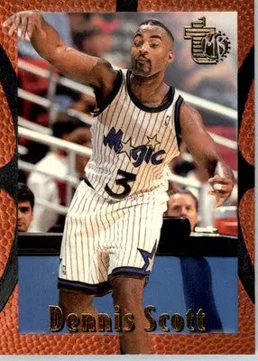 Dennis Scott - 1994-95 Topps Embossed - #70 - Basketball - Basketball Card Single