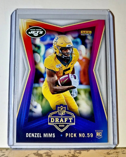 Denzel Mims 2020 NFL Draft Night NFL #21 Football Card Jets 1 of 476 - Football Card Single