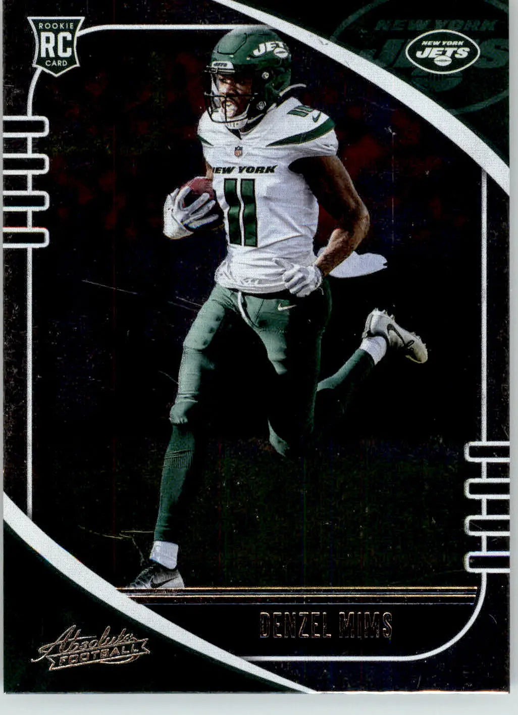 Denzel Mims - 2020 Panini Absolute - #129 - RC Retail Football - Football Card Single