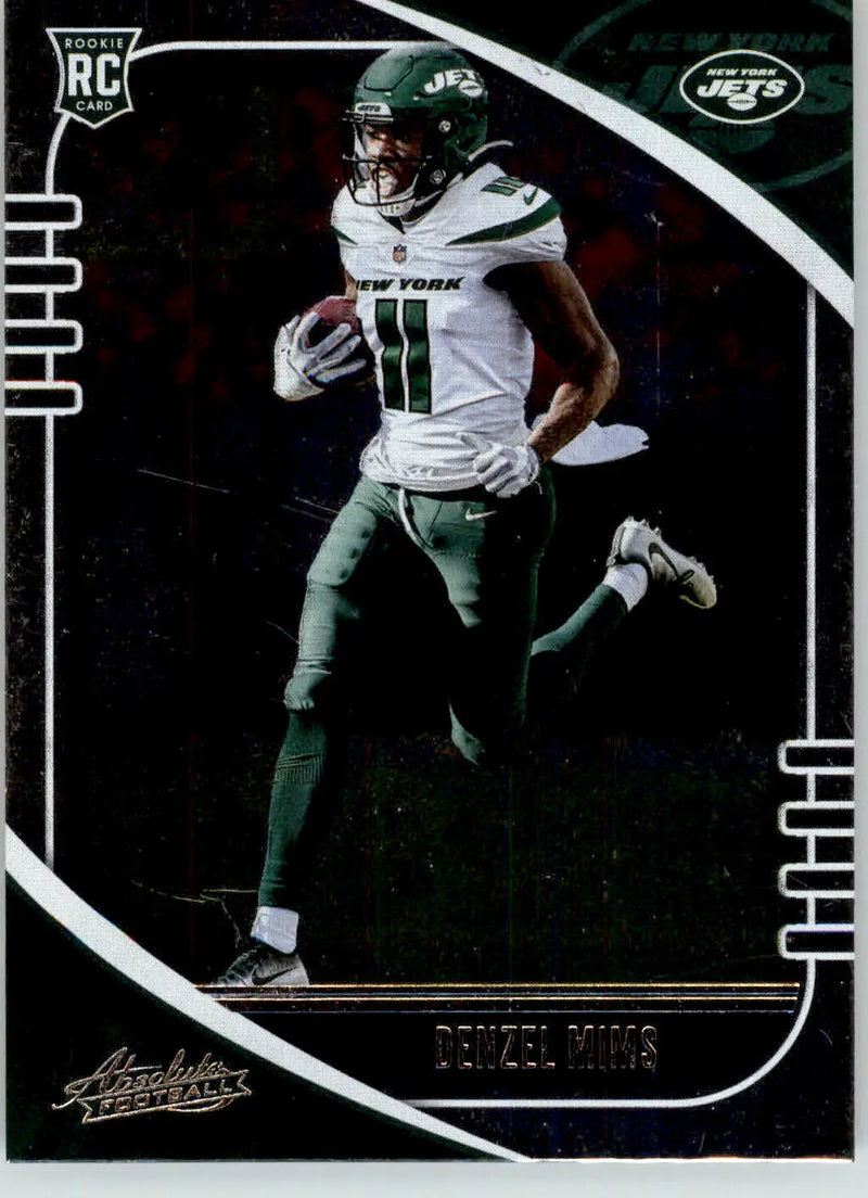 Denzel Mims - 2020 Panini Absolute - #129 - RC Retail Football - Football Card Single