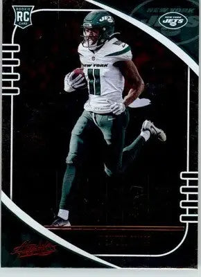 Denzel Mims - 2020 Panini Absolute - #129 - Red Rookie Football - Football Card Single