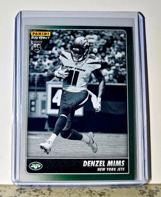 Denzel Mims 2020 Panini NFL #23 Black and White Rookies Card Jets 1 of 518 - Football Card Single