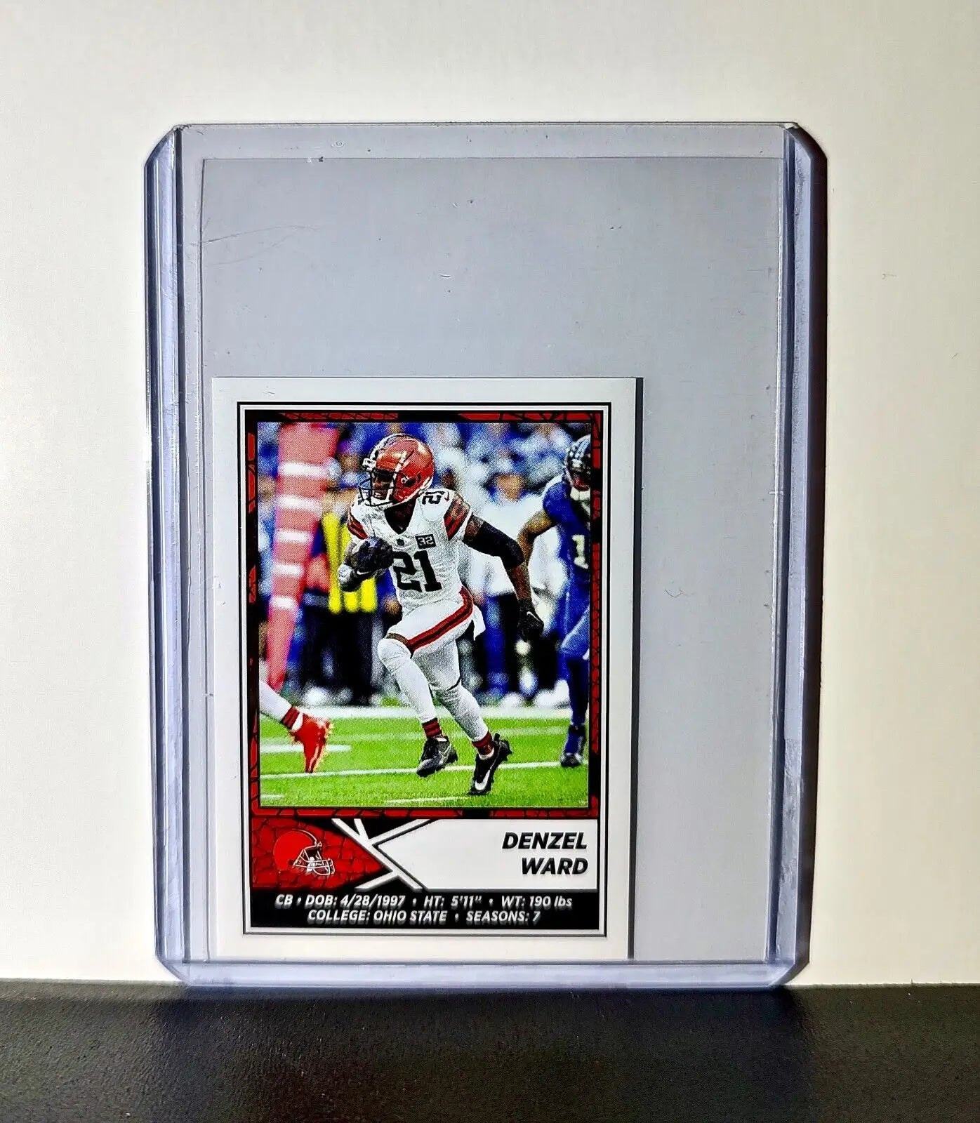 Denzel Ward 2024 Panini NFL Sticker #149 Cleveland Browns - Football Card Single
