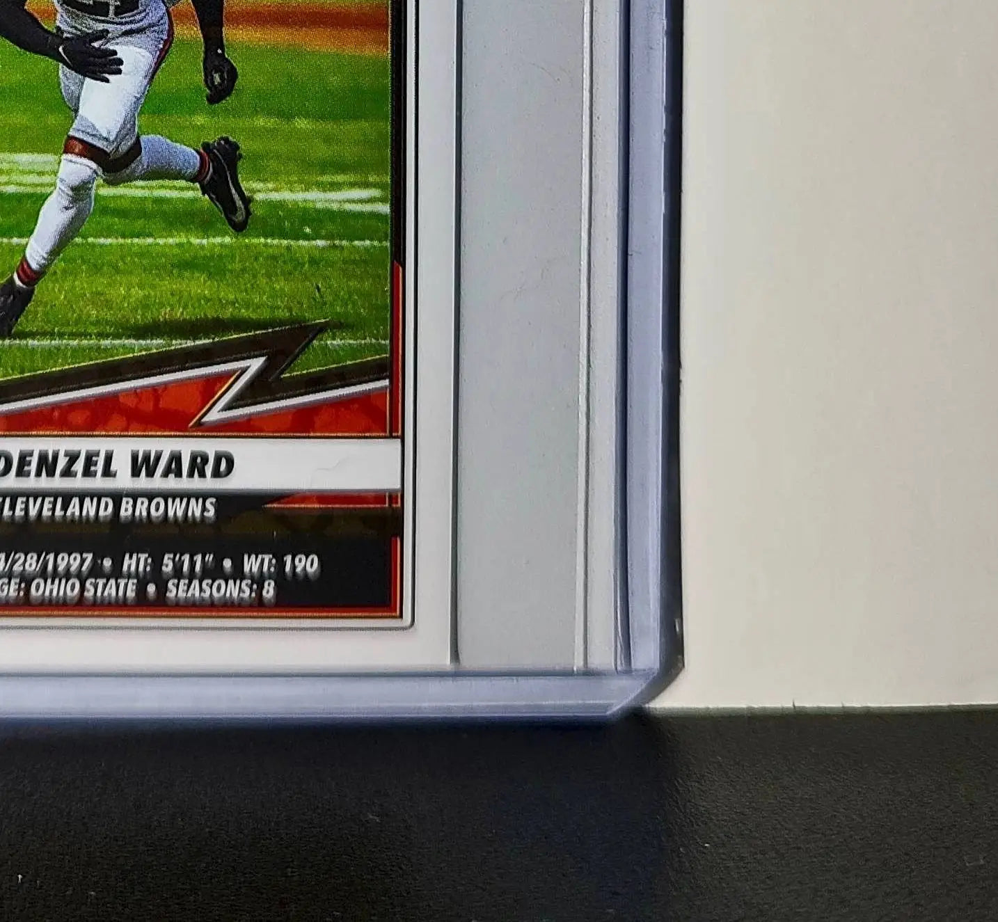 Denzel Ward 2025 Panini NFL #145 Sticker Cleveland Browns