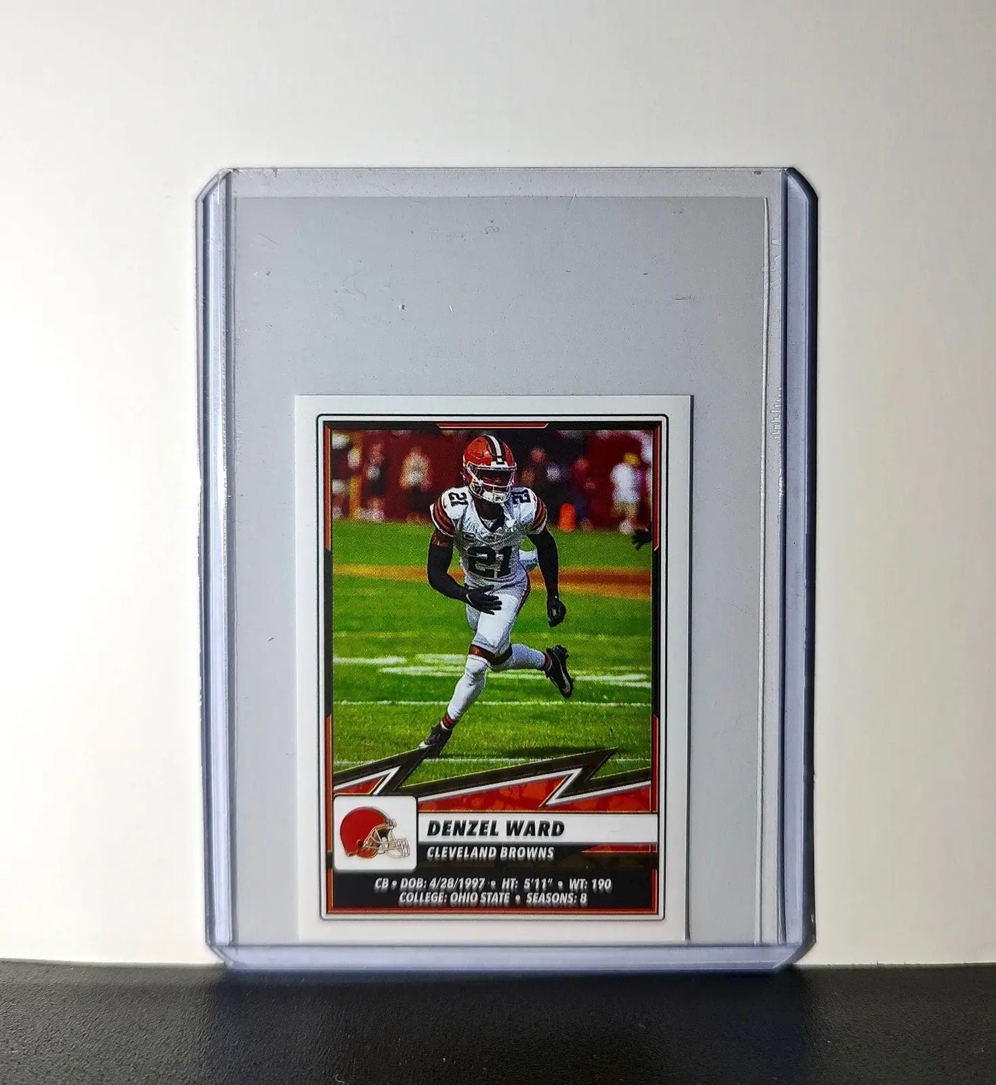 Denzel Ward 2025 Panini NFL #145 Sticker Cleveland Browns