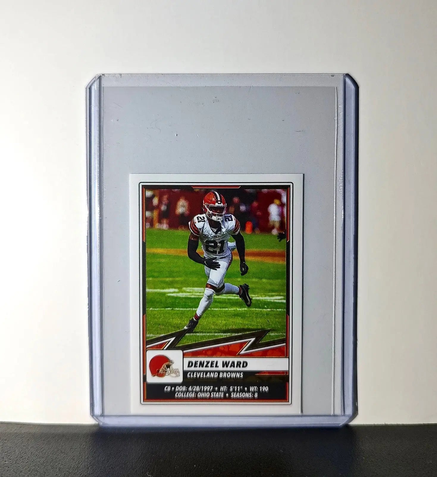Denzel Ward 2025 Panini NFL #145 Sticker Cleveland Browns
