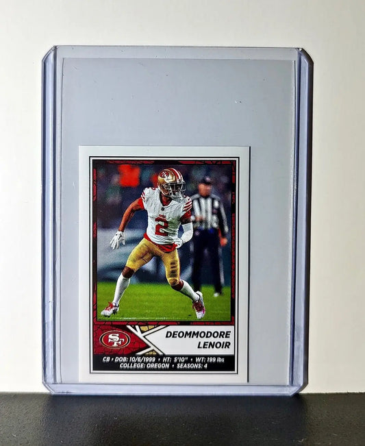 Deommodore Lenoir 2024 Panini NFL Sticker #534 San Francisco 49ers - Football Card Single
