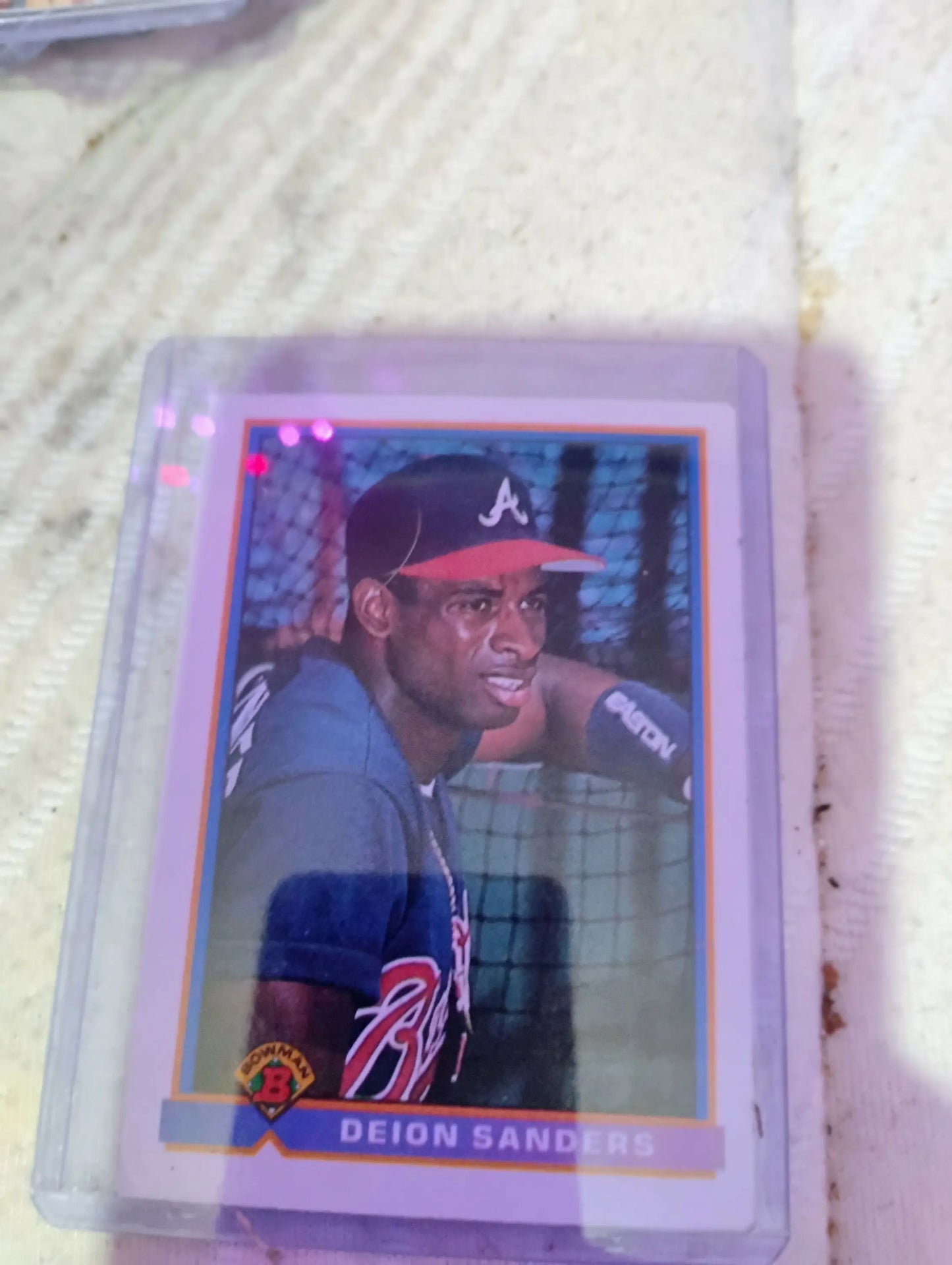 Deon sanders - Baseball Card Single