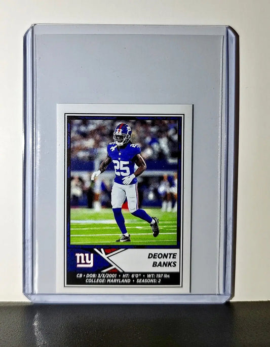 Deonte Banks 2024 Panini NFL Sticker #327 New York Giants - Football Card Single