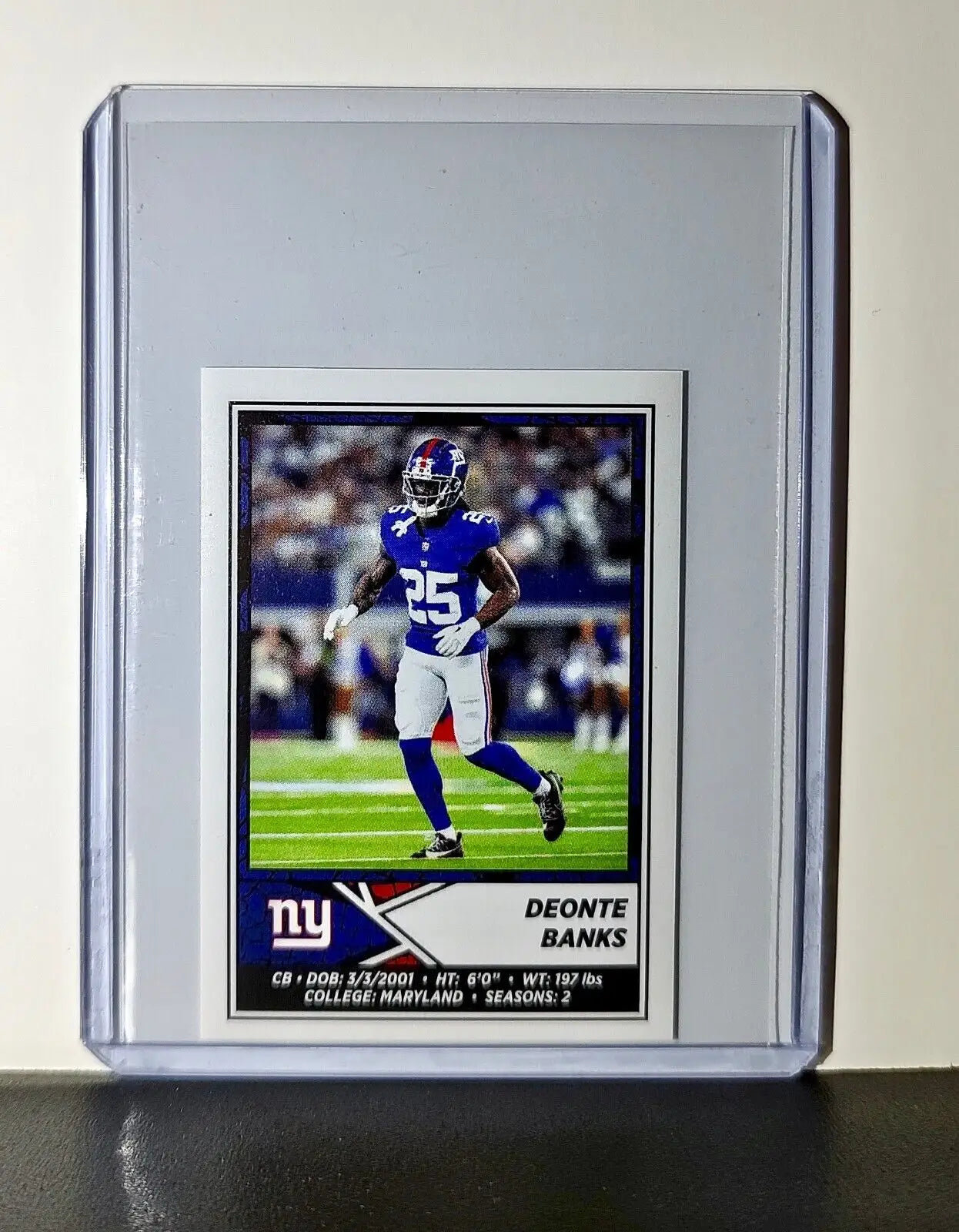 Deonte Banks 2024 Panini NFL Sticker #327 New York Giants - Football Card Single