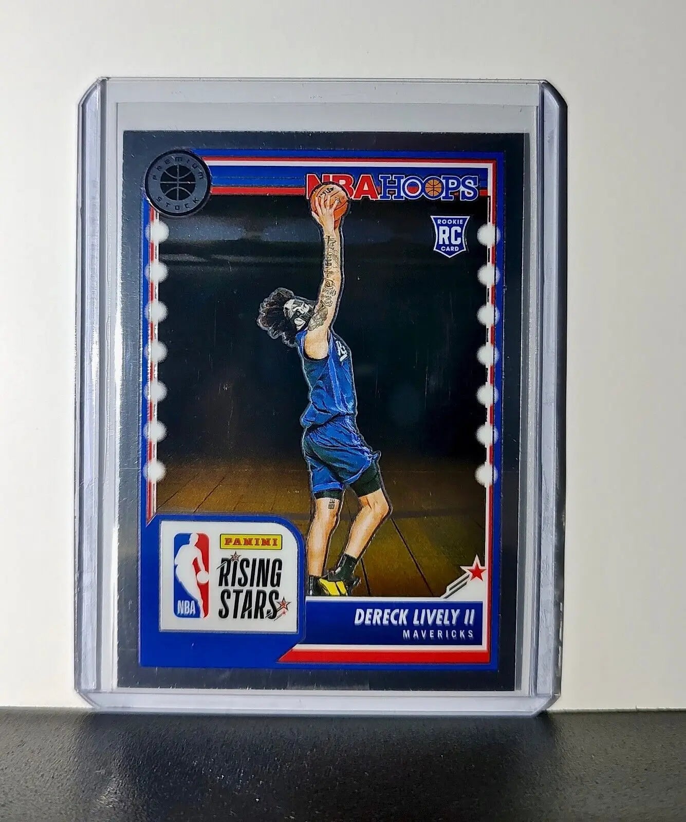 Dereck Lively II 2023-24 Panini Premium NBA Hoops Rising Stars #291 Rookie Card - Basketball Card Single